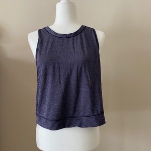 Purple low back women’s lululemon workout top